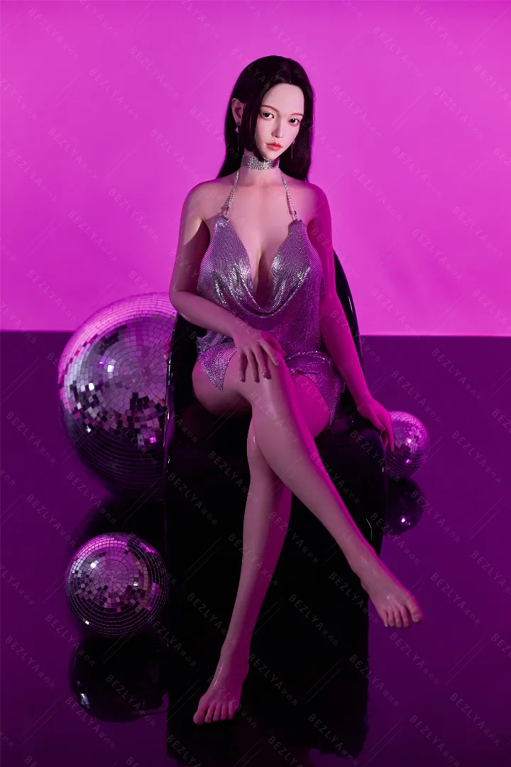 163cm (5ft4) F-Cup Легкая Силиконовая Секс-кукла Подвижная челюсть Голова Nymphaea